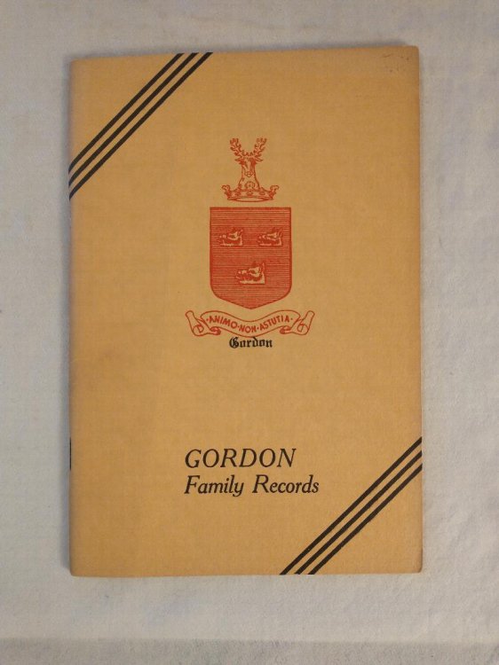 GORDON FAMILY RECORDS