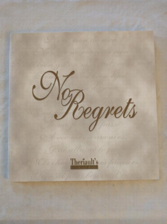 NO REGRETS