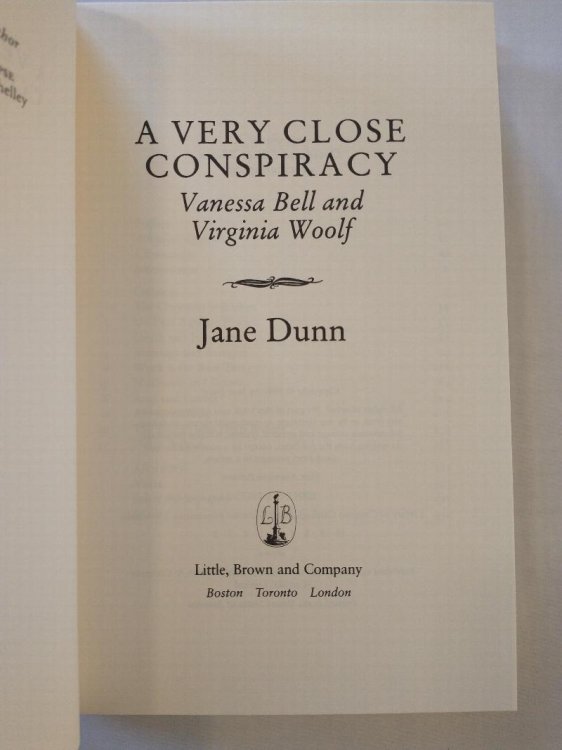 A VERY CLOSWE CONSPIRACY VANESSA BELL AND VIRGINIA WOOLF