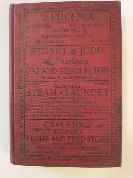 MEADVILLE CITY DIRECTORY 1895 - 6