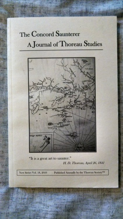 THE CONCORD SAUNTERER A JOURNALM OF THOREAU STUDIES