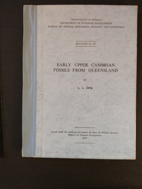 EARLY UPPER CAMBRIAN FOSSILS FROM QUEENSLAND