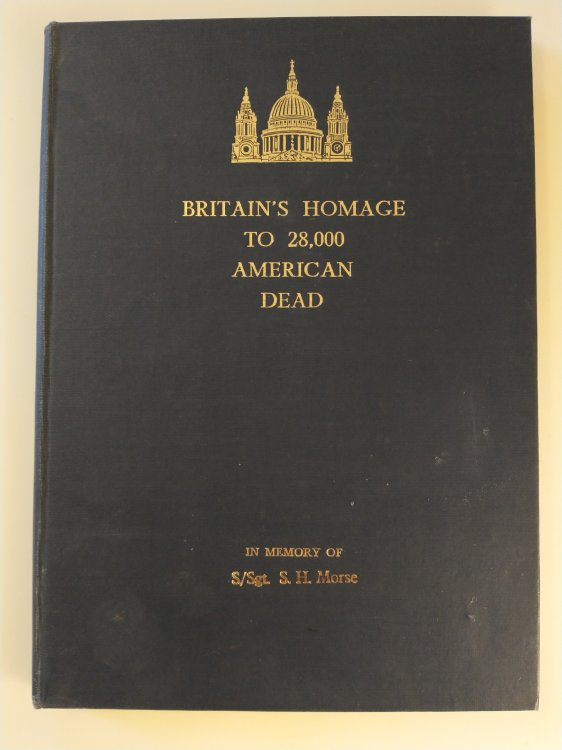 BRITAIN'S HOMAGE TO 28000AMERICAN DEAD