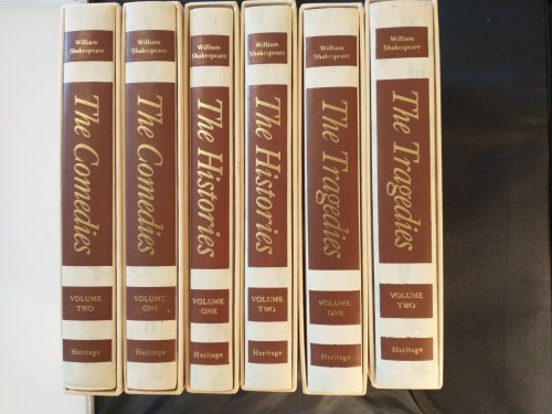 THE HISTORIES , THE TRAGEDIES , THE COMEDIES 6 VOL SET