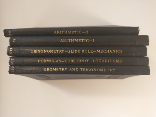 ARITHMETIC BOOK 1 & 2 PLUS 3 OTHER INTERNATIONAL TEXTBOOK CO. TITLES ON MATH