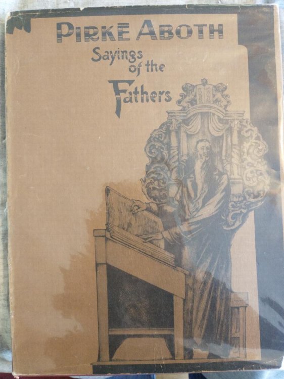 PIRKE ABOTH SAYINGS OF THE FATHERS