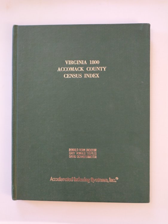 VIRGINIA 1800 ACCOMACK COUNTY CENSUS INDEX .