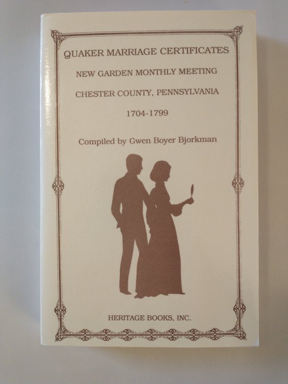 QUAKER MARRIAGE CERTIFICATES