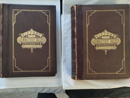 HISTORY OF THE CONNECTICUT VALLEY MASSACHUSETTS VOL I & 2