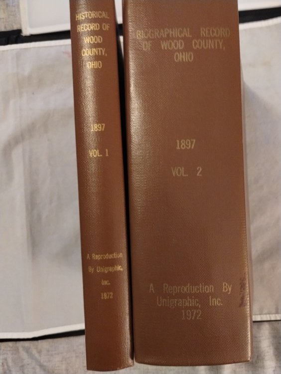 COMMEMORATIVE HISTORICAL AND BIOGRAPHICAL RECORD OF WOOD COUNTY, OHIO [ 2 VOL ]