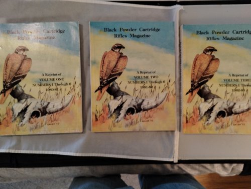 BLACK POWDRE CARTRIDGE RIFLES MAGAZINE [ REPRINT , COMPLETE 3 VOL SET