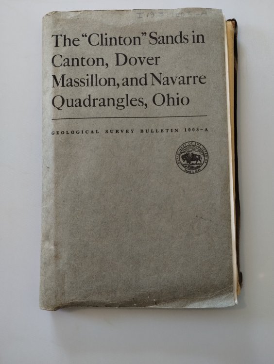 THE CLINTON SANDS IN CANTON , DOVER ,MASSILLON , AND NAVARRE QUADRANGLES , OHIO