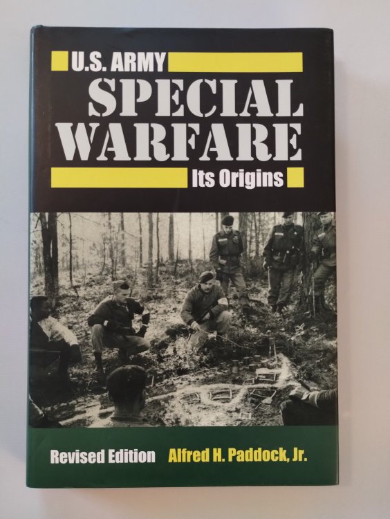 U.S. ARMY SPECIAL WARFARE ITS ORIGINS
