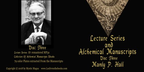 Manly P Hall: Complete Tapes, Albums, Audio Lecture Series, and Alchemical Manuscripts, Audiobooks Mp3s, and Books, On 3 DVDs! Plus Bonus Books and Videos!