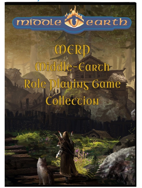 MERP: Middle-Earth Role Playing. Complete Collection, Lot, Set. All the books for the Middle Earth Roleplaying Game Plus many extras. On USB