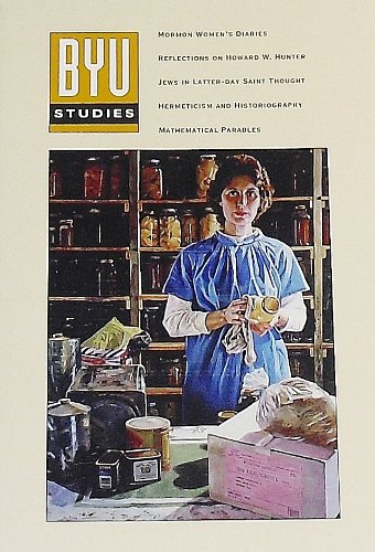 Byu Studies Vol. 34 No. 4 Brigham Young University Studies
