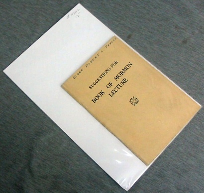 Suggestions for Book of Mormon Lecture - With Quotations from Leading Archeaologists and Historians