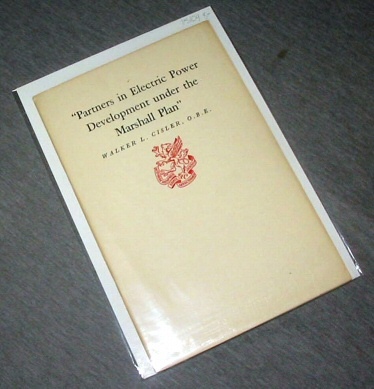 Partners in Electic Power Development under the Marshall Plan