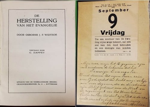 De Herstelling Van Het Evangelie, THE RESTORATION OF THE GOSEPL (DUTCH)