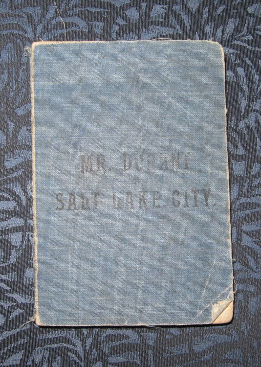 Mr. Durant of Salt Lake City - That Mormon
