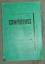 OFFICIAL REPORT - 136TH ANNUAL CONFERENCE OF THE CHURCH OF JESUS CHRIST OF LATTER-DAY SAINTS: April 1966