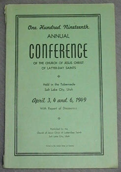 OFFICIAL REPORT - 119TH ANNUAL CONFERENCE OF THE CHURCH OF JESUS CHRIST OF LATTER-DAY SAINTS: April 3, 4, 6, 1949