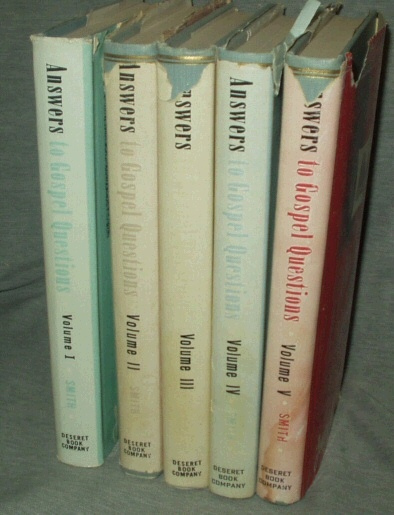 Answers to Gospel Questions (Set of Volumes 1-5) Complete Set in Slip Case (RARE)
