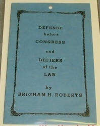 DEFENSE BEFORE CONGRESS AND DEFIERS OF THE LAW