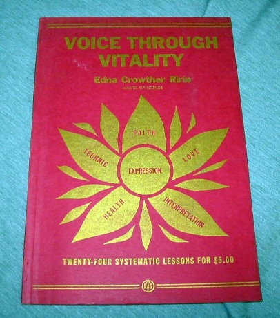 Voice through Vitality - Twenty-Four Systematic Lessons for $5.00