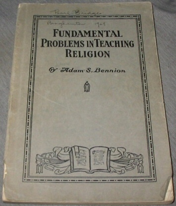 Fundamental Problems in Teaching Religion