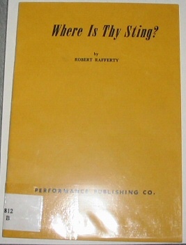 Where is Thy Sting - A One-Act Play