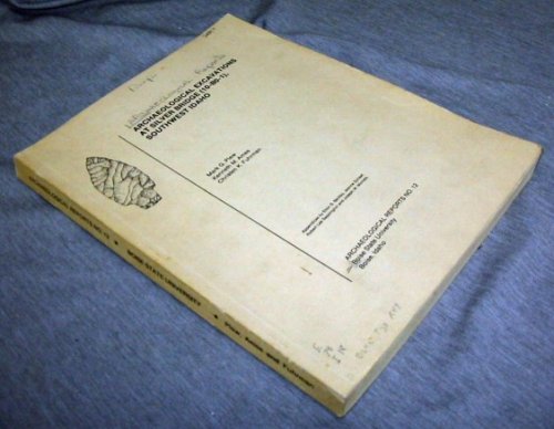 Archaeological Excavations At Silver Bridge - (10-B0-1) Southwest Idaho