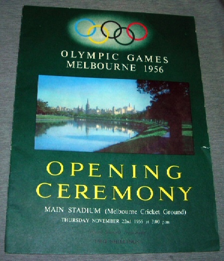 The Games of the XVI Olympiad - Melbourne 1956