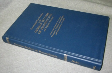 Genealogical Data Relating to the German Settlers of Pennsylvania and Adjacent Territory