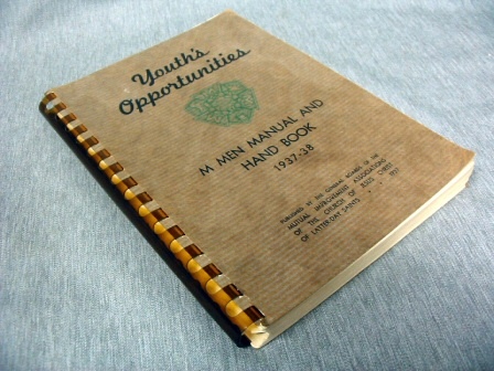 M Men Manual and Hand Book - Youth's Opportunities - Temperance Articles - Joint Gleaner- M Men Activites -