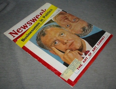 Newsweek Magazine - Businessmen in Politics (Spotlight on Business) - The Art of Art Carney - Volume LIV, Number 27, November 30, 1959