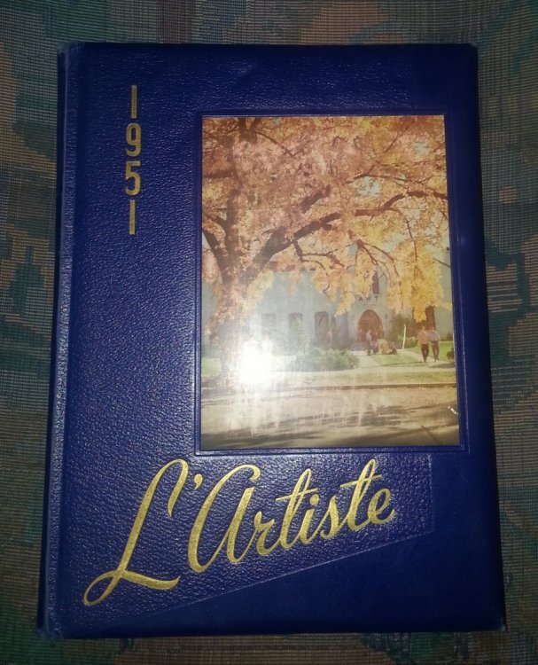 L'ARTISTE 1951 - SPRINGVILLE, UTAH HIGHSCHOOL YEARBOOK