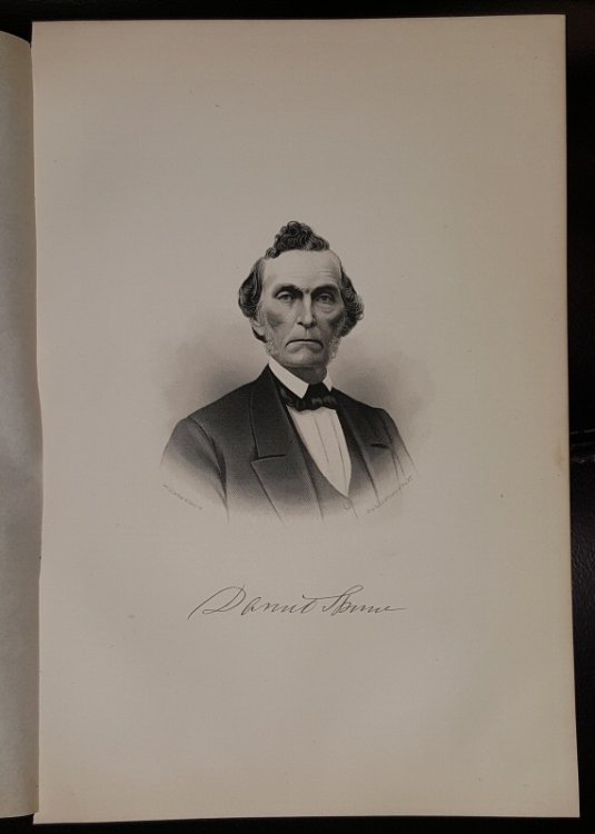 Steel Engraving - Daniel Thorne - Original MORMON / Utah Pioneer Steel Engraving