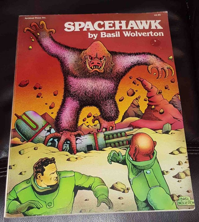 SPACEHAWK, GN, TPB, Basil Wolverton, Achival, 1978, VF
