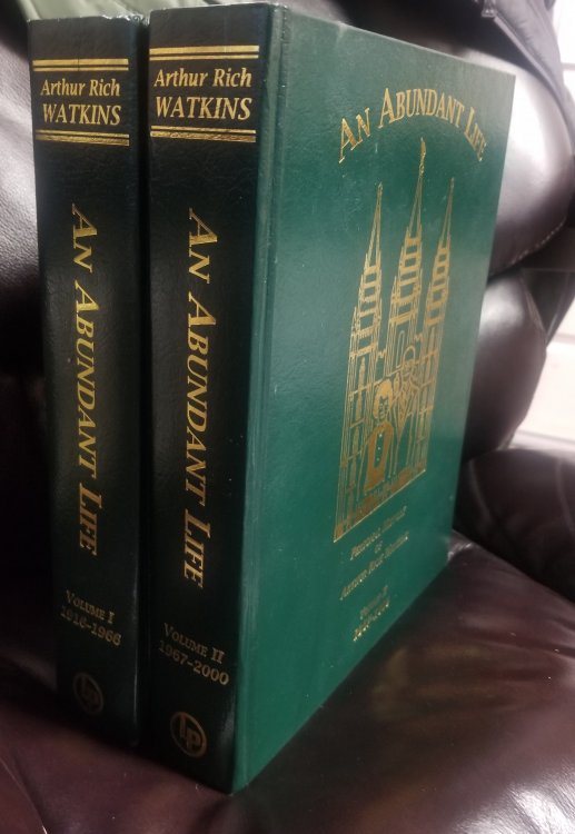 An abundant life: Personal history of Arthur Rich Watkins Vol 1 and Vol 2
