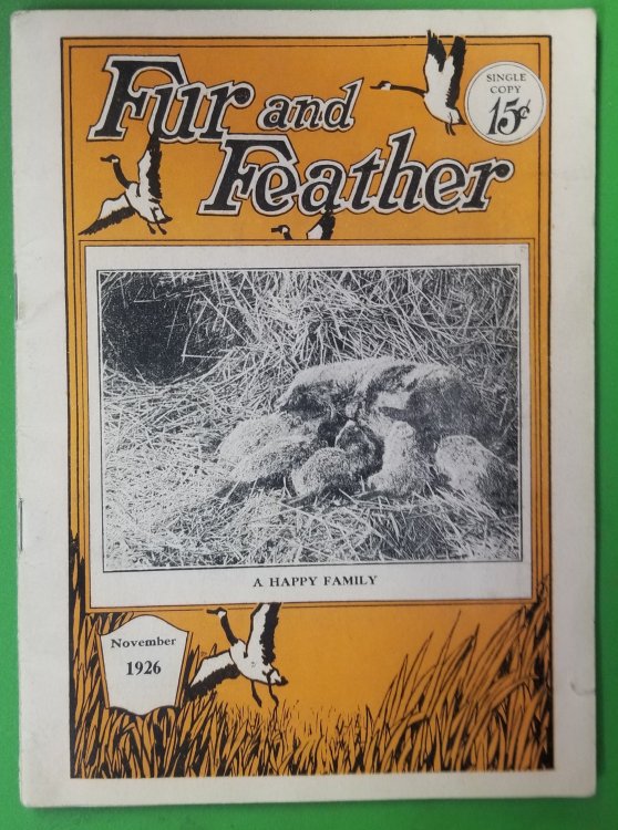 Fur and Feather (Magazine) November 1926; Vol XX, No. IV