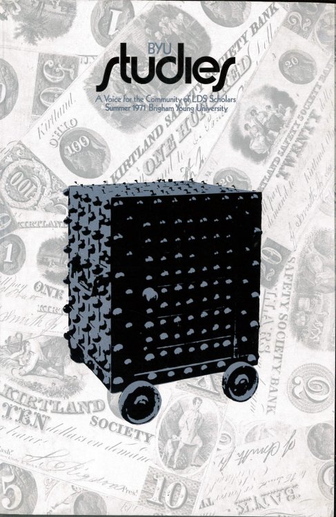 BYU Studies VOL. 11, NO.4 Brigham Young University Studies