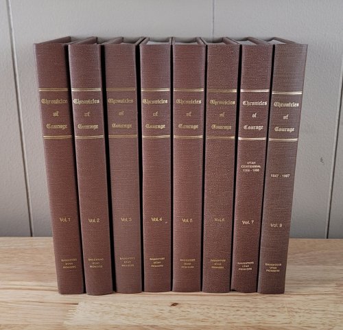 Chronicles of Courage Complete Set! 8 Vols DUP Daughters Utah Pioneers 1,2,3,4,5,6,7,8