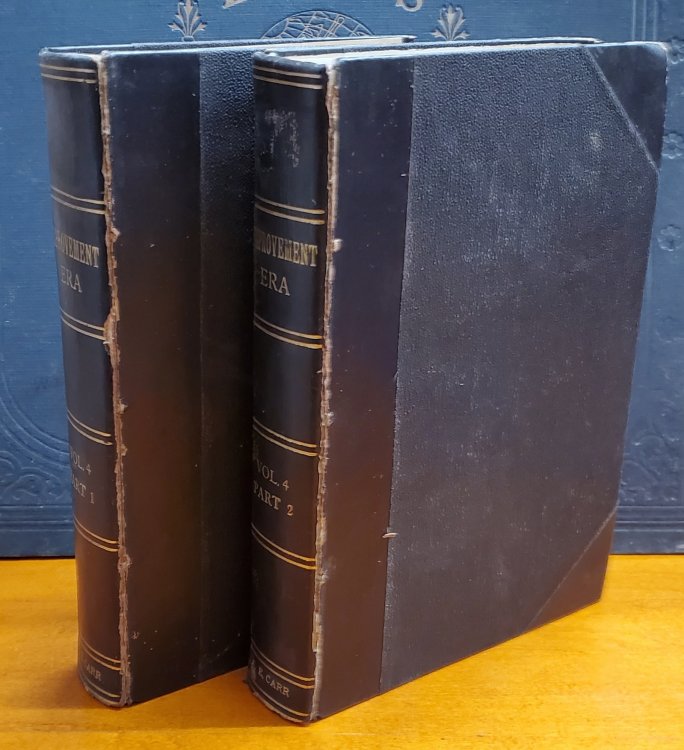 Improvement Era - Volume 4 - in 2 books Vol 4 No.1 to Vol 4 No. 12 - Nov 1899 to Oct 1900