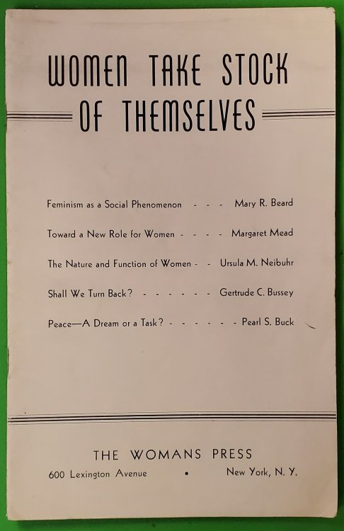 Women Take Stock of Themselves;