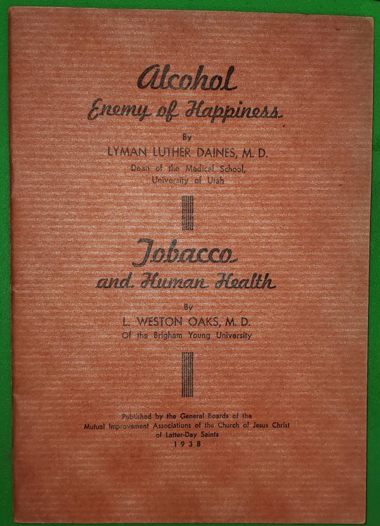 ALCOHOL; Enemy of Happiness with TOBACCO and Human Health.