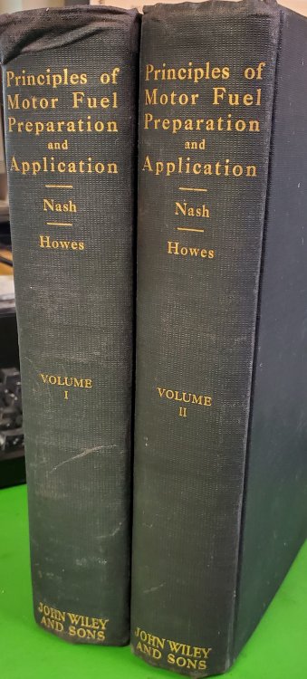 The Principles of Motor Fuel Preparation & Application; 2 Vol set