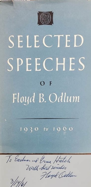 Selected Speeches of Floyd B. Odlum, 1930 To 1960