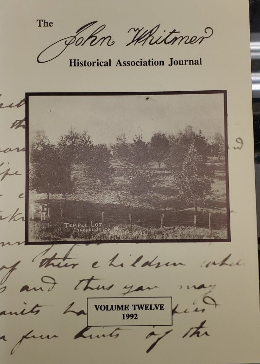 The John Whitmer Historical Association Journal, Volume 12, 1992