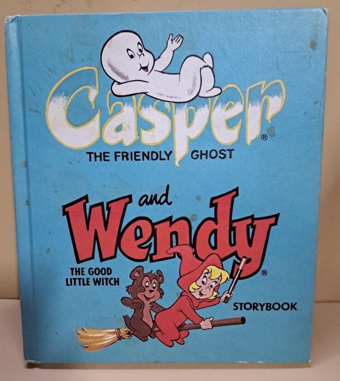 CASPER THE FRIENDLY GHOST AND WENDY THE GOOD LITTLE WITCH STORYBOOK